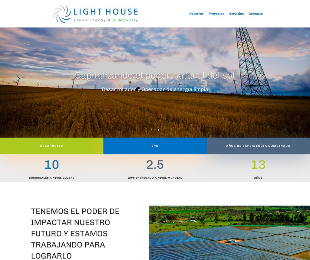 Imagen Corporativa y Sitio Web para LightHouse